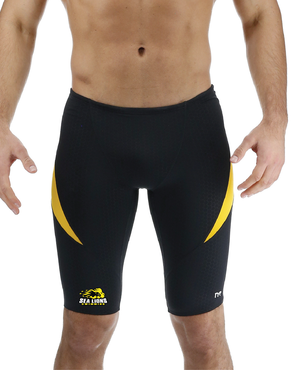 Presale: Kingsbrooke Durafast Elite® Men's Curve Splice Jammer Swimsuit
